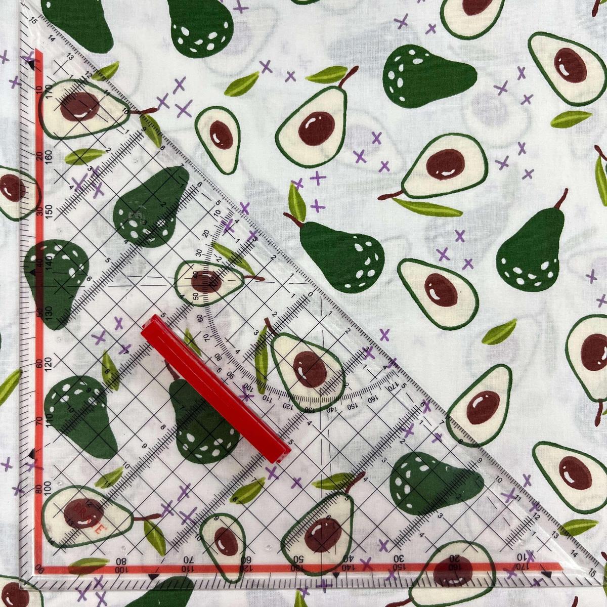 Coupon 100 % Coton 1m x 1m20 - Avocats - 7,77 €-Boutique MyTissus Marckolsheim Alsace