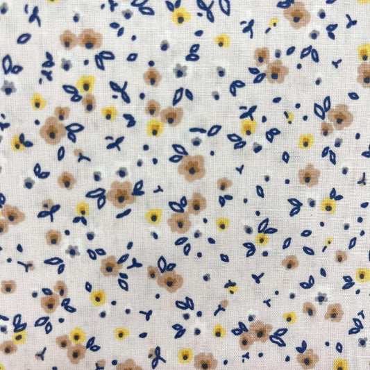 Coupon 100 % Coton 1m x 1m20 - Petites Fleurs Style Liberty - 7,77 €-Boutique MyTissus Marckolsheim Alsace