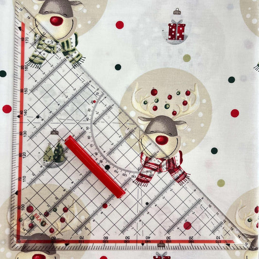 Coupon 100 % Coton 1m x 1m20 - Rennes Fond Ecru - 7,77 €-Boutique MyTissus Marckolsheim Alsace
