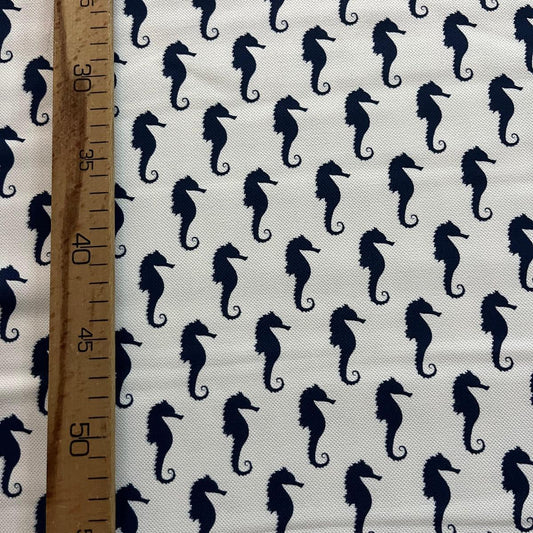 Tissu Impression Numérique - Hippocampe pour Déco et Mode - Boutique MyTissus Marckolsheim Alsace