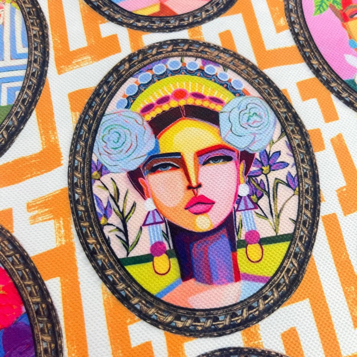 Tissu Impression Numérique - Portraits Retro pour Déco et Mode - Boutique MyTissus Marckolsheim Alsace