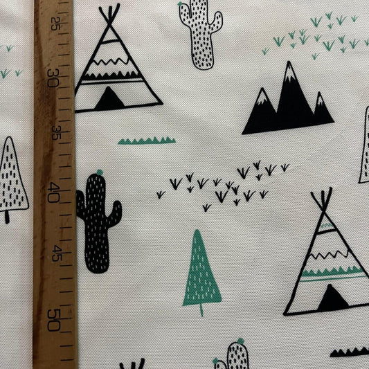 Tissu Impression Numérique - Tipi Cactus pour Déco et Mode - Boutique MyTissus Marckolsheim Alsace