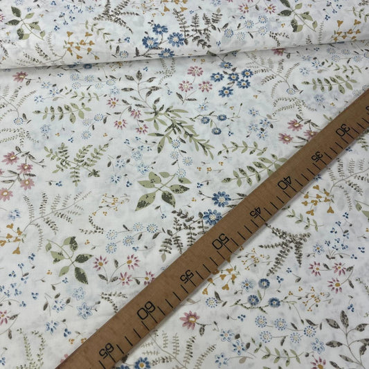 Tissu Popeline de Coton 240cm - Jardin de Printemps - MyTissus pour Déco et Mode - Boutique MyTissus Marckolsheim Alsace