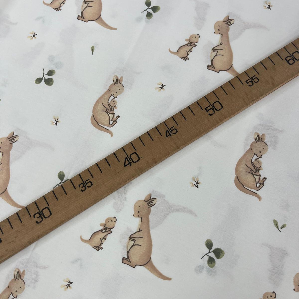 Tissu Popeline de Coton 240cm - Le Kangourou - MyTissus pour Déco et Mode - Boutique MyTissus Marckolsheim Alsace