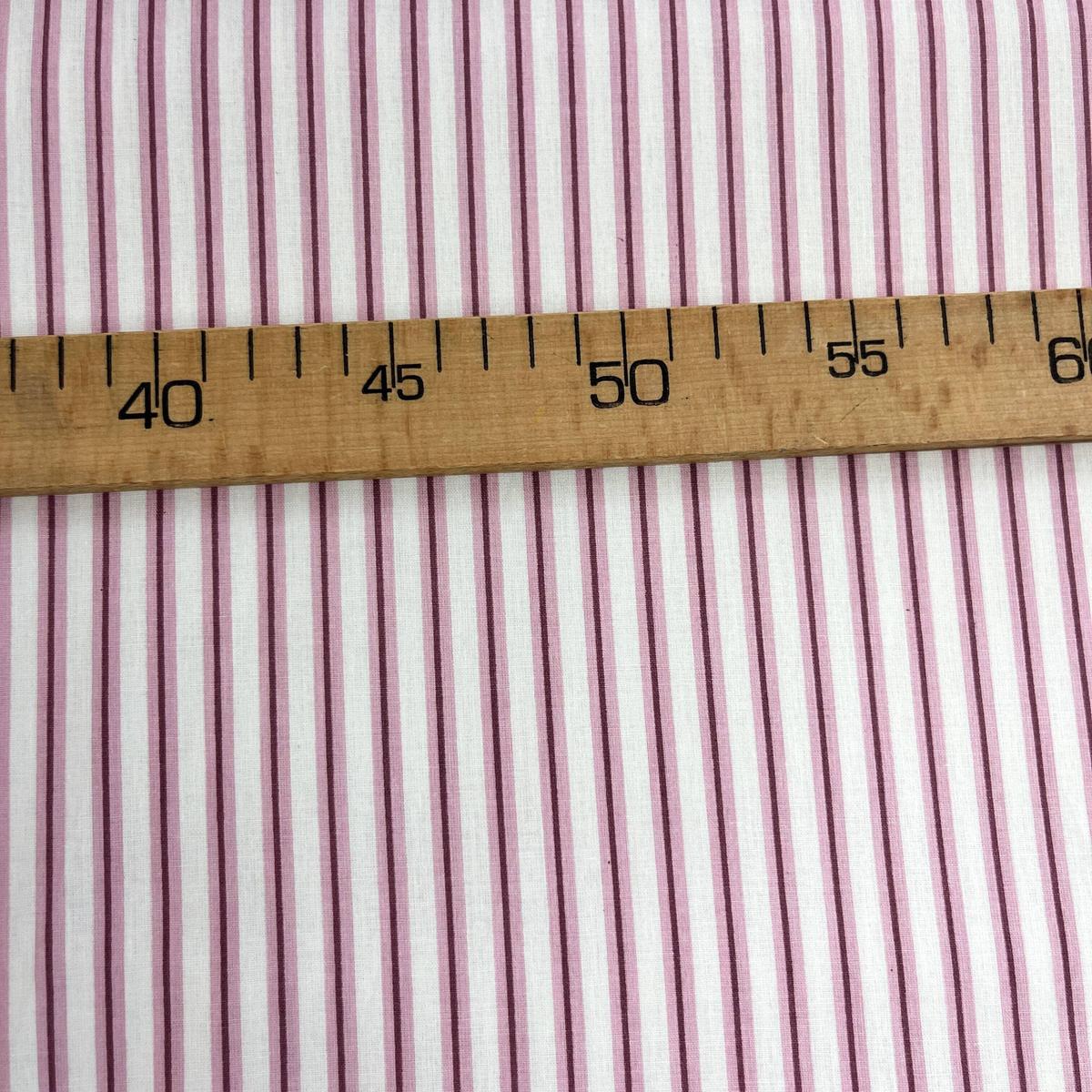Tissu Popeline de Coton 240cm - Rayures Bordeaux - MyTissus pour Déco et Mode - Boutique MyTissus Marckolsheim Alsace