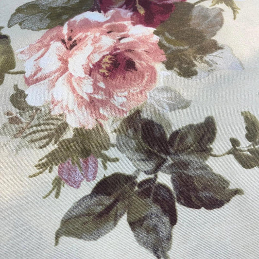 Toile Déperlante Premium - Fleurs Vintage pour Déco et Mode - Boutique MyTissus Marckolsheim Alsace