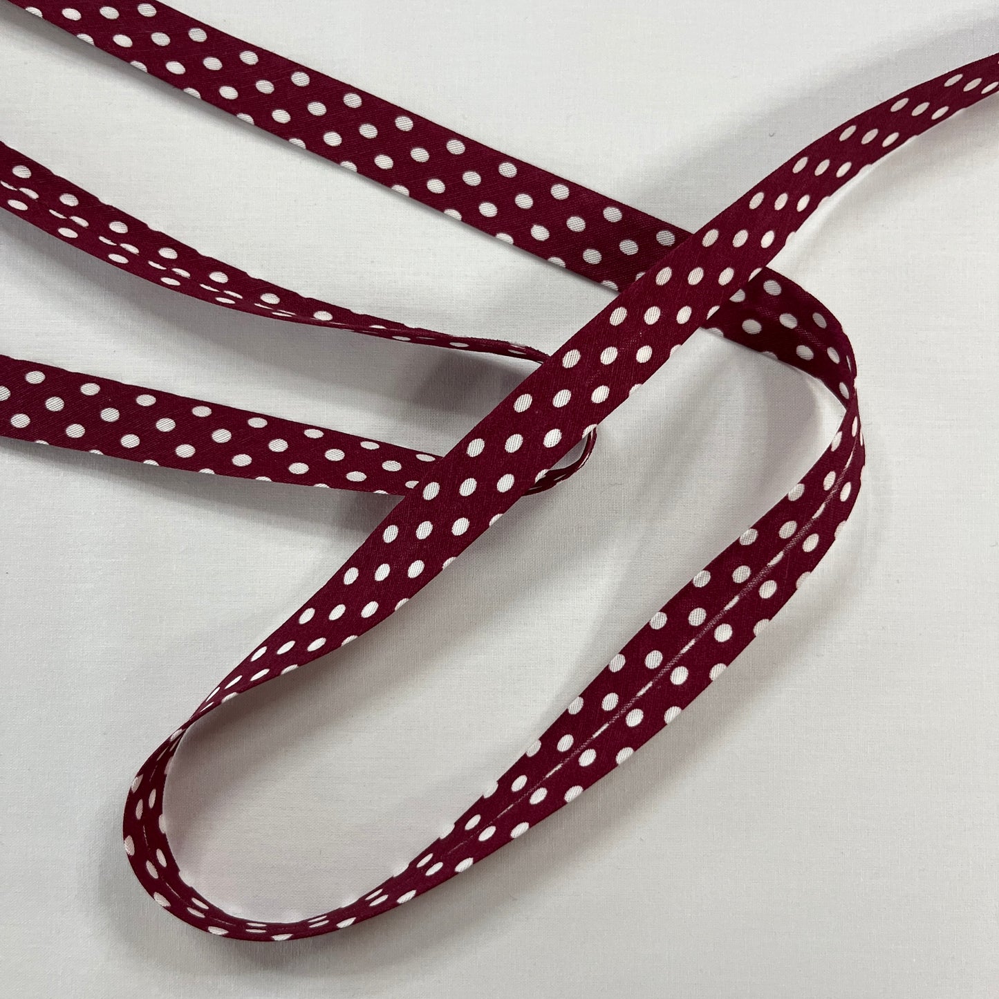 Biais Coton Petits Pois 20mm au Mètre | Finition Joyeuse & Rétro | MyTissus
