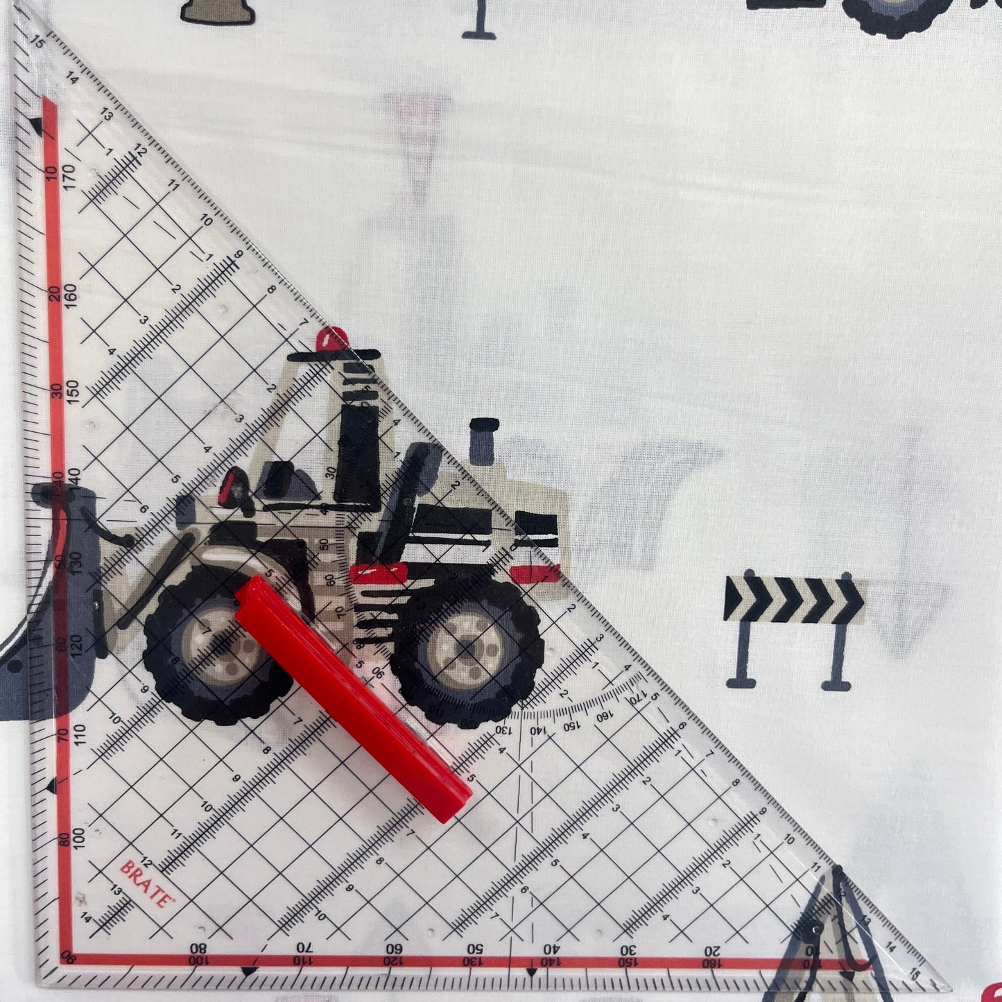 Le Coupon 120x100 Mytissus® - Tracteur Tissu Coton MYTISSUS