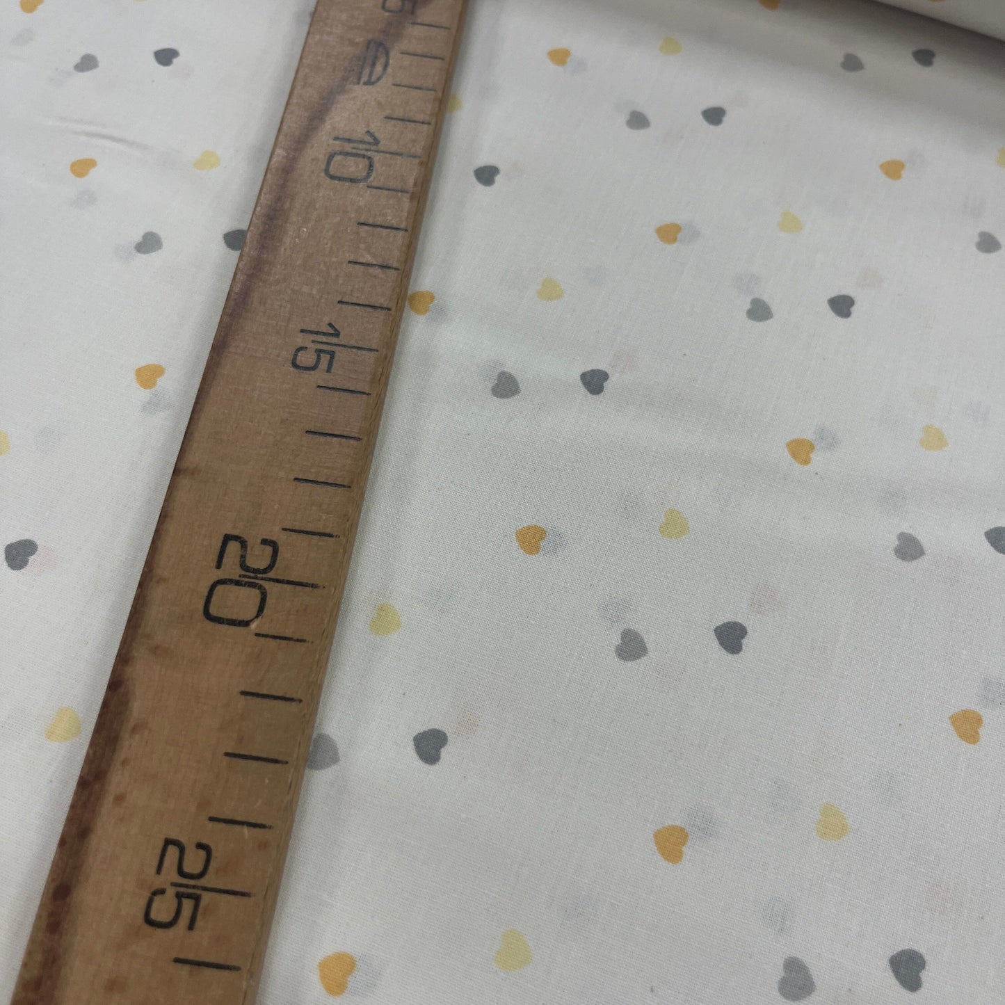 Le Grand Coupon 3m Mytissus® - Petits Cœurs Tissu Coton MYTISSUS