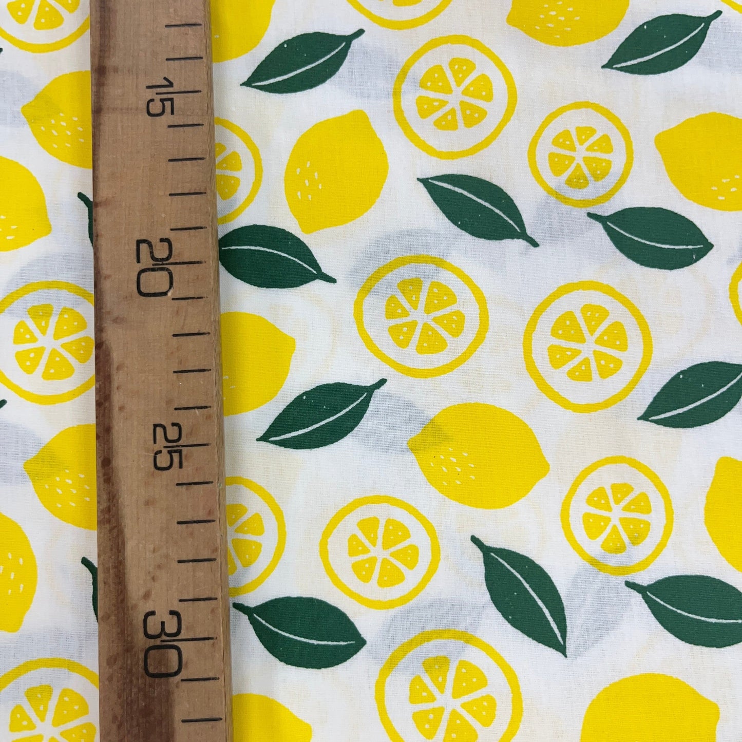 Popeline 100 % Coton Mytissus® - Citrons Tissu Coton MYTISSUS