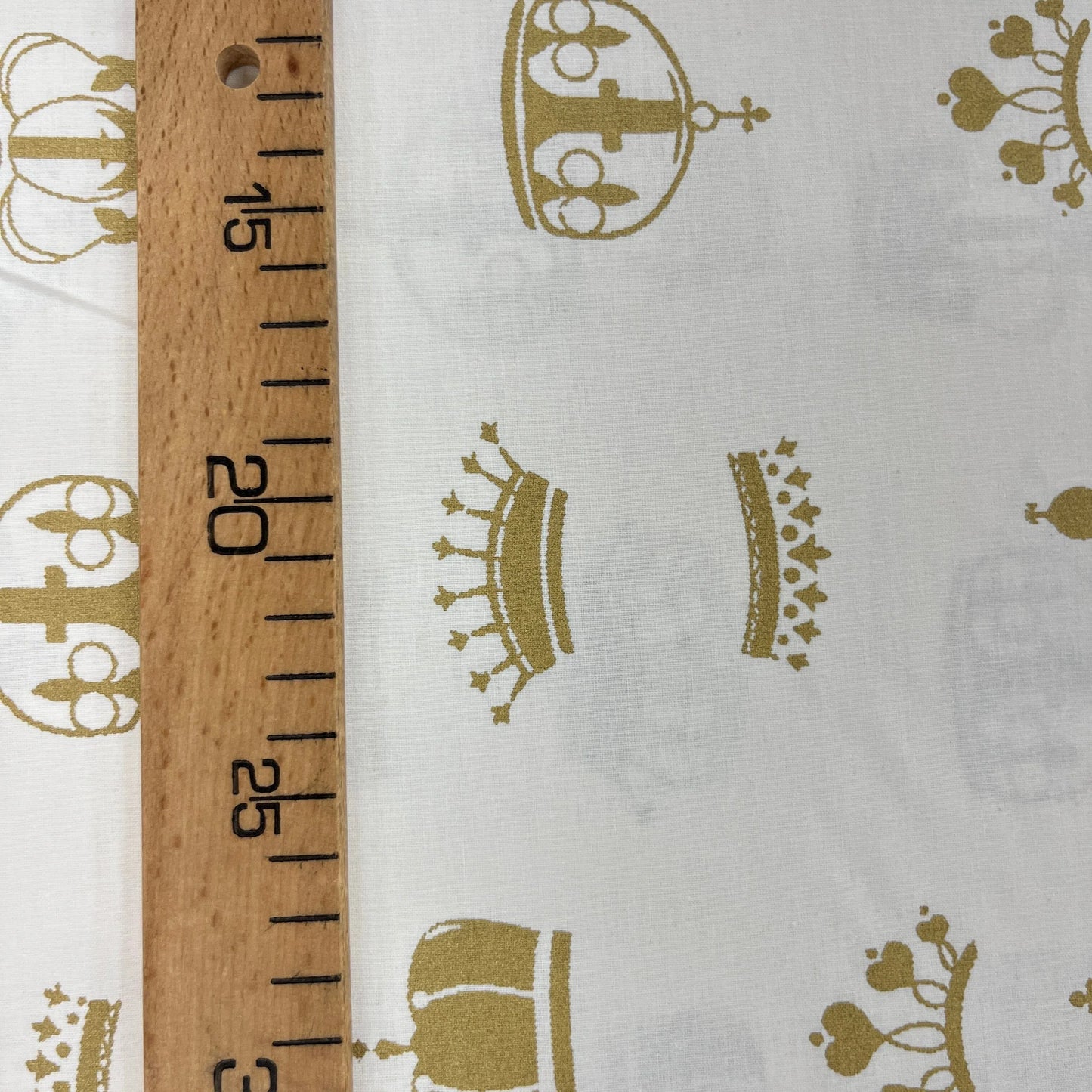 Popeline 100 % Coton Mytissus® - Couronne Roi et Reine - MYTISSUS