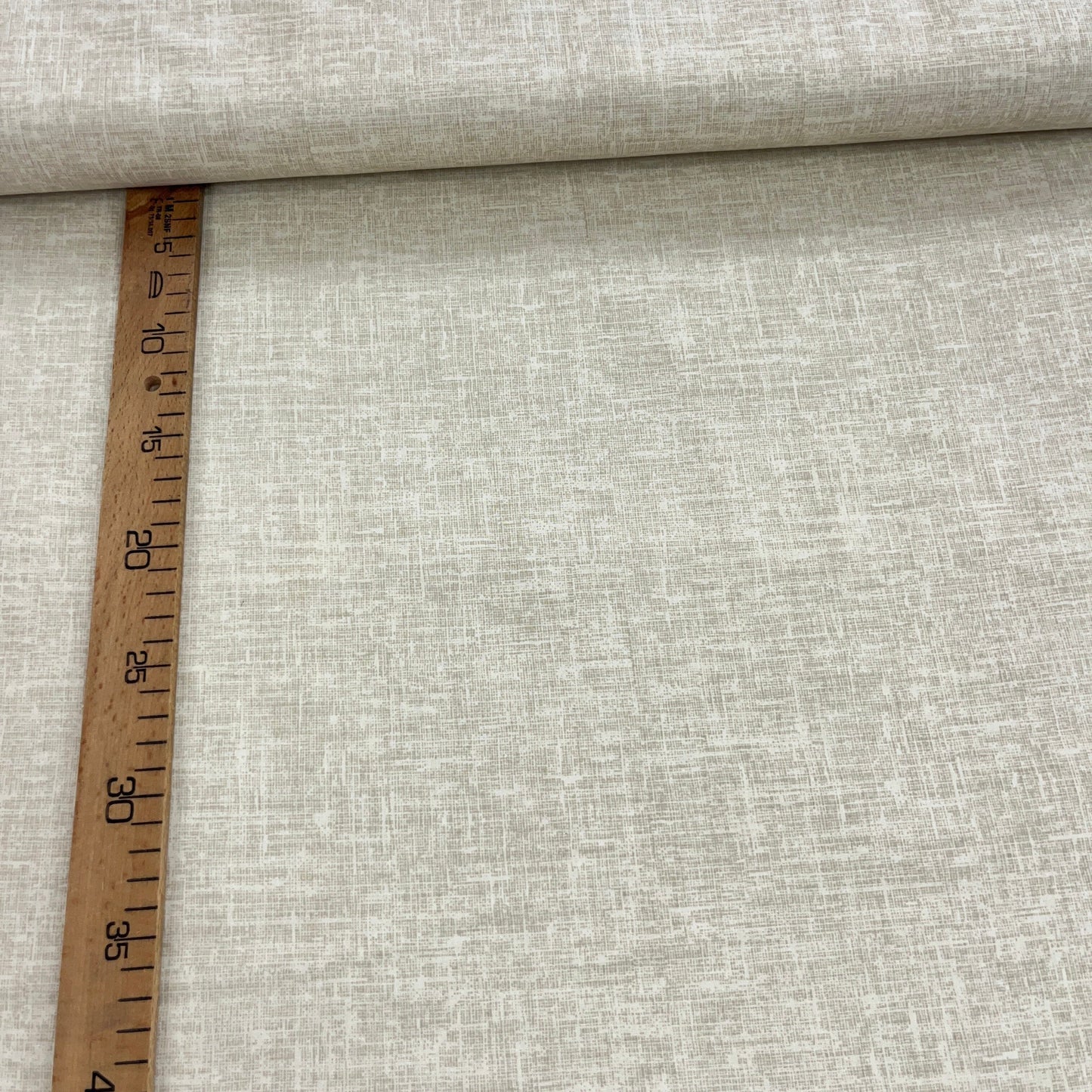 Popeline 100 % Coton Mytissus® - Faux-Uni Beige Clair Tissu Coton MYTISSUS