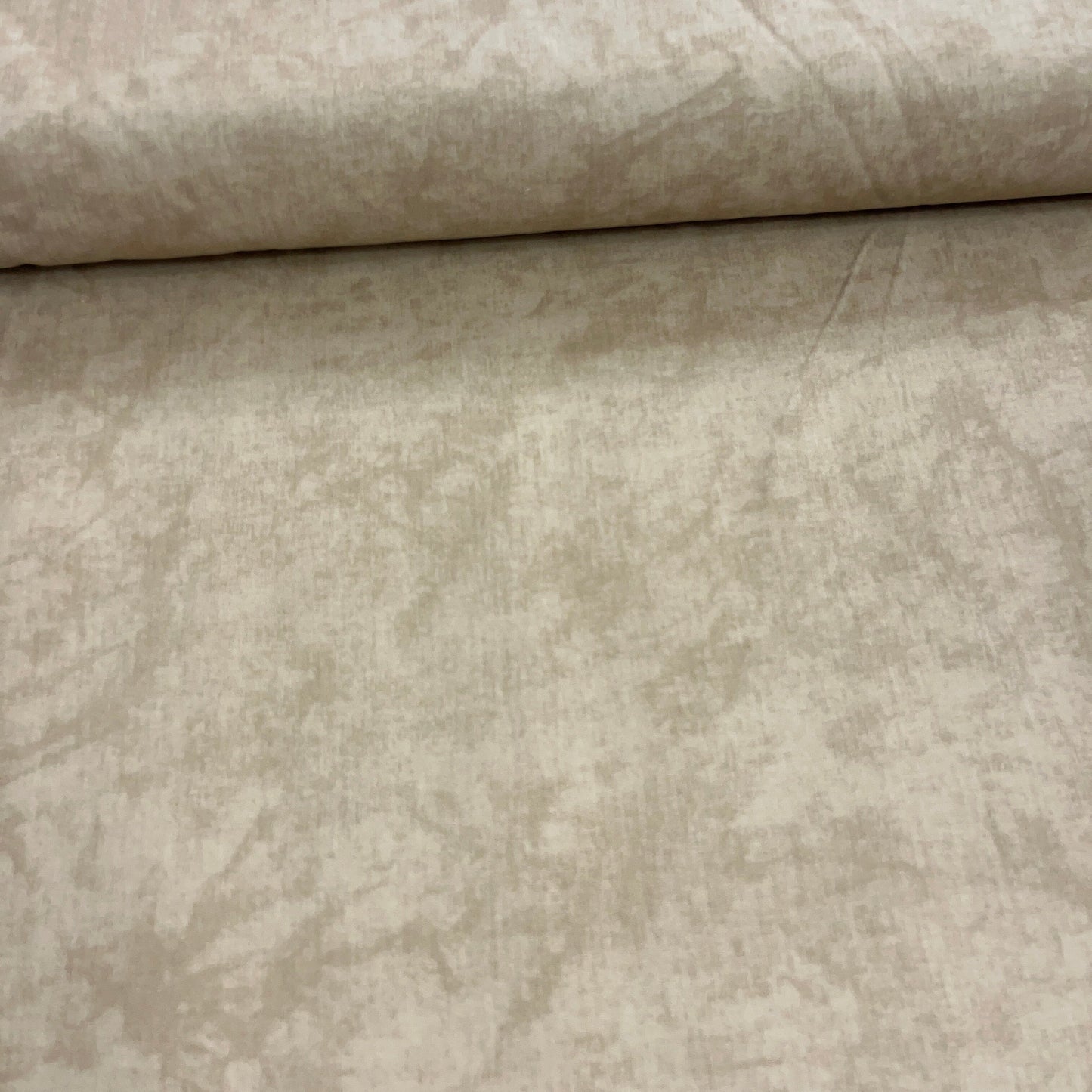 Popeline 100 % Coton Mytissus® - Faux-Uni Beige Marbré Tissu Coton MYTISSUS