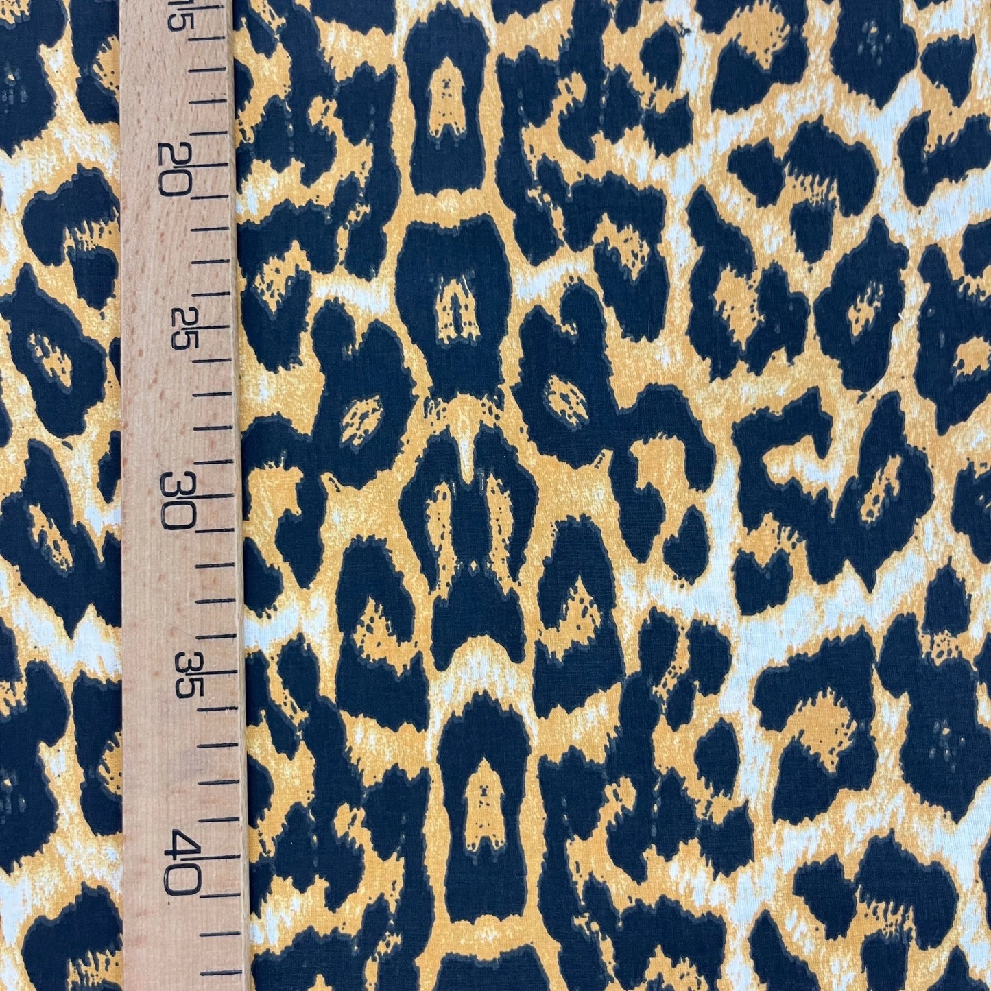 Popeline 100 % Coton Mytissus® - Léopard Grands Motifs - MYTISSUS