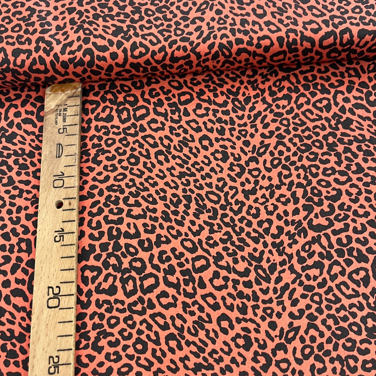 Popeline 100 % Coton Mytissus® - Léopard Terracotta Tissu Coton MYTISSUS