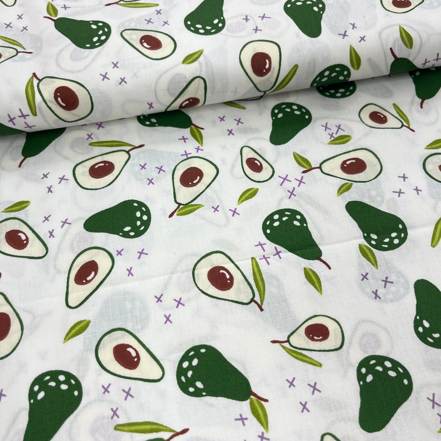 Popeline 100 % Coton Mytissus® - Petits Avocats Tissu Coton MYTISSUS