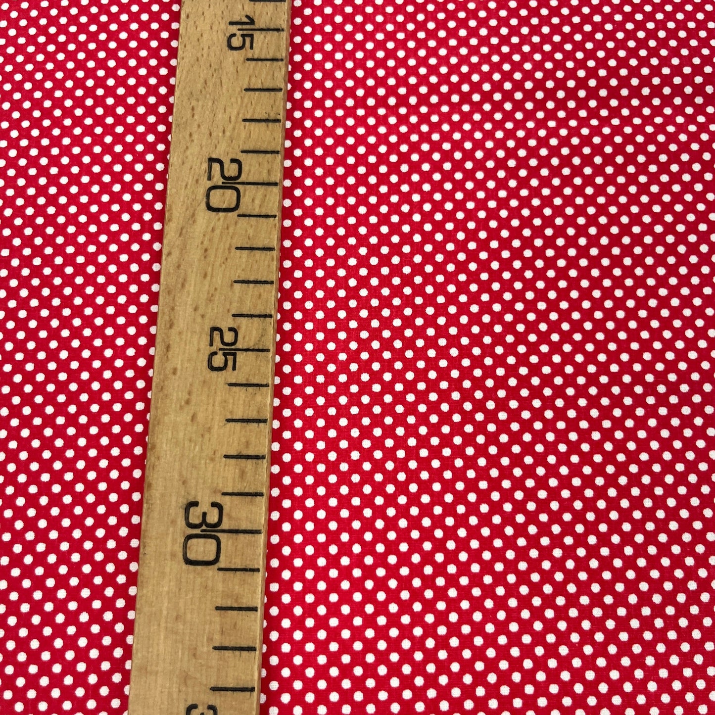 Popeline 100 % Coton Mytissus® - Petits Pois Rouge Tissu Coton MYTISSUS