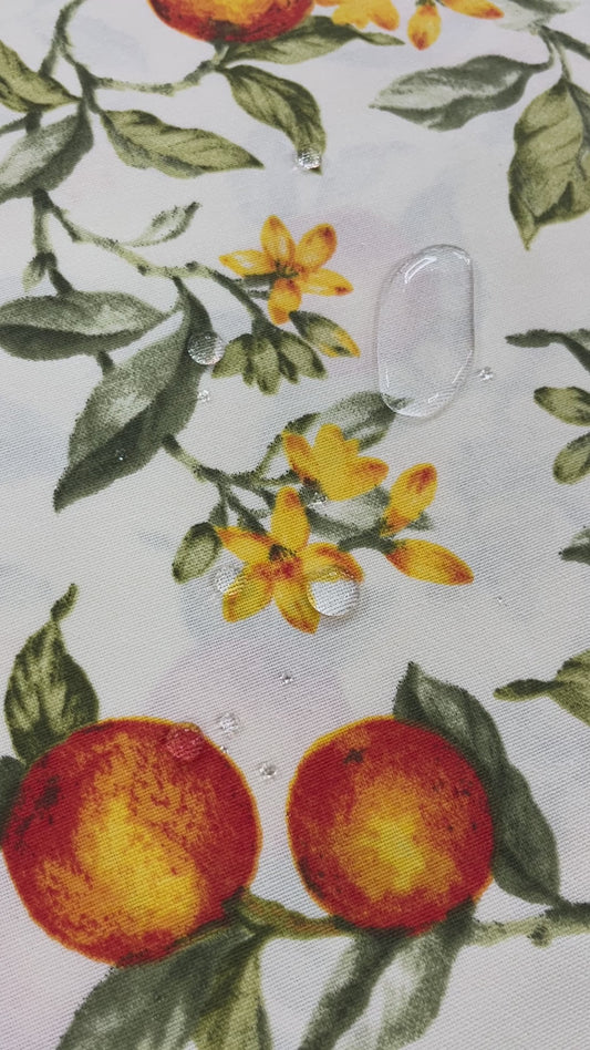 Toile Déperlante Premium - Orangers