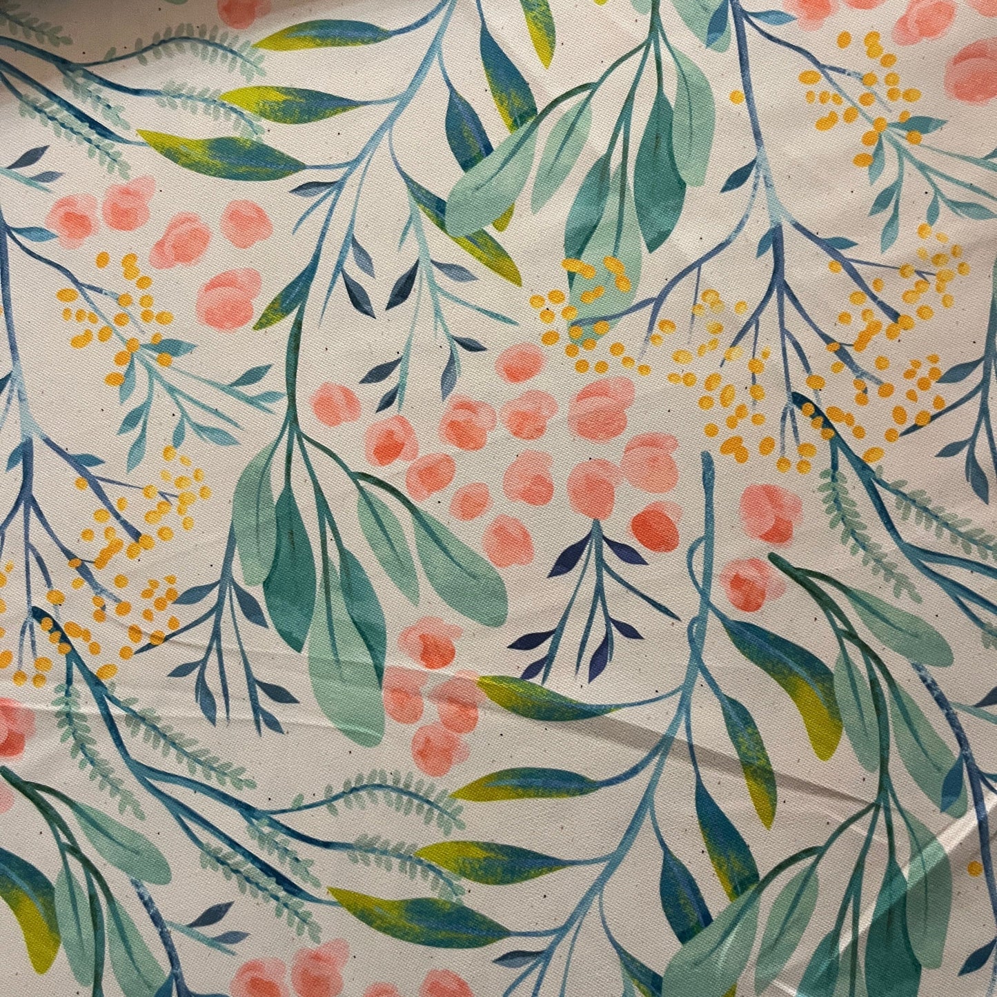 Tissu Impression Numérique - Aquarelle Feuillages Tissu Ameublement MYTISSUS