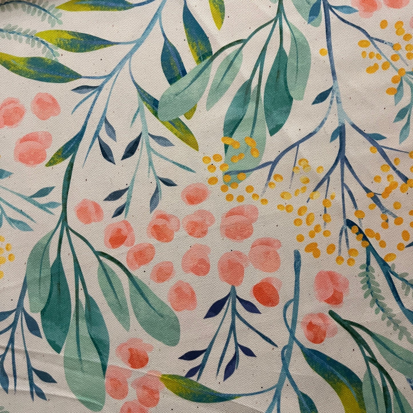 Tissu Impression Numérique - Aquarelle Feuillages Tissu Ameublement MYTISSUS