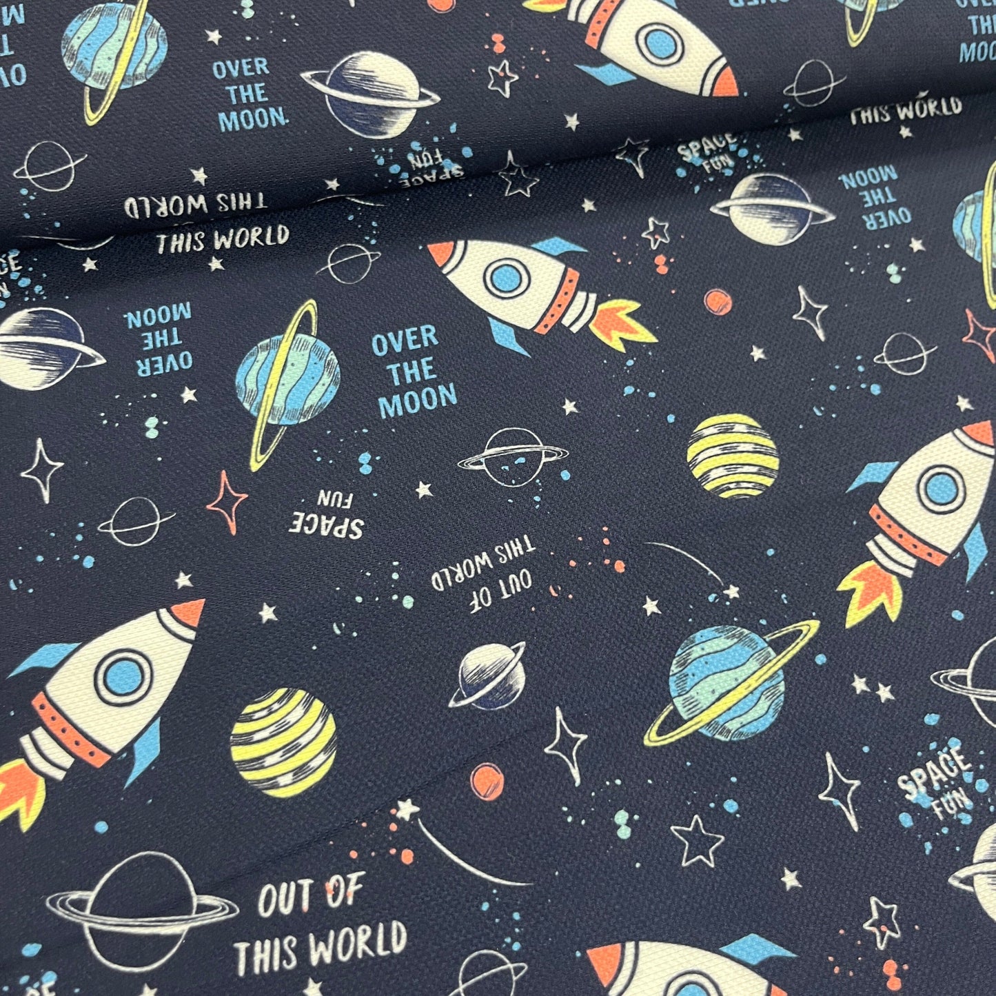 Tissu Impression Numérique - Astronaute Tissu Ameublement MYTISSUS