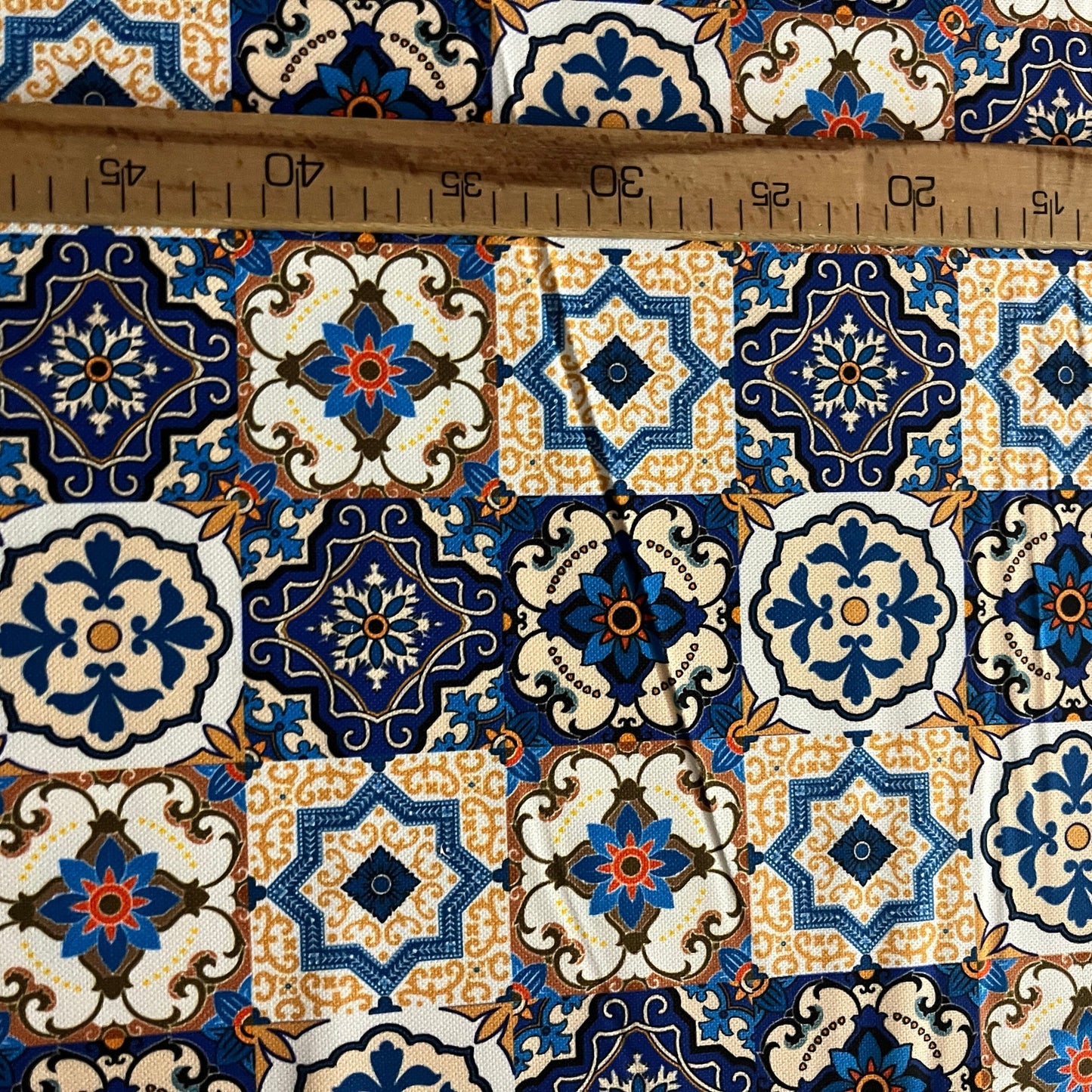 Tissu Impression Numérique - Céramiques Tissu Ameublement MYTISSUS