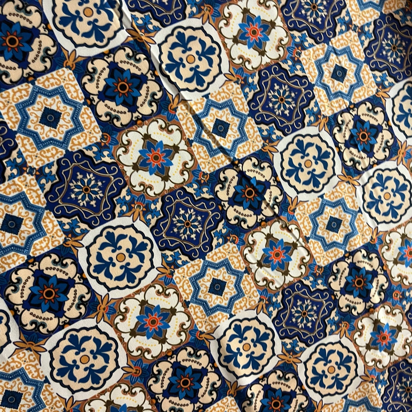 Tissu Impression Numérique - Céramiques Tissu Ameublement MYTISSUS