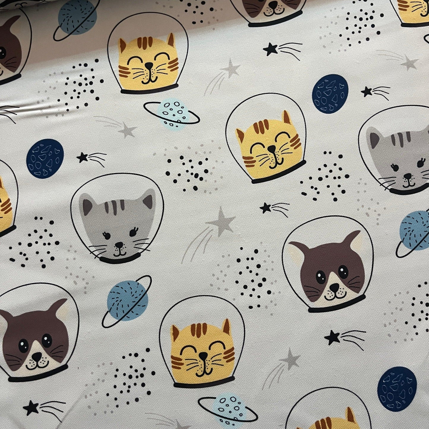 Tissu Impression Numérique - CHAstronautes - MYTISSUS