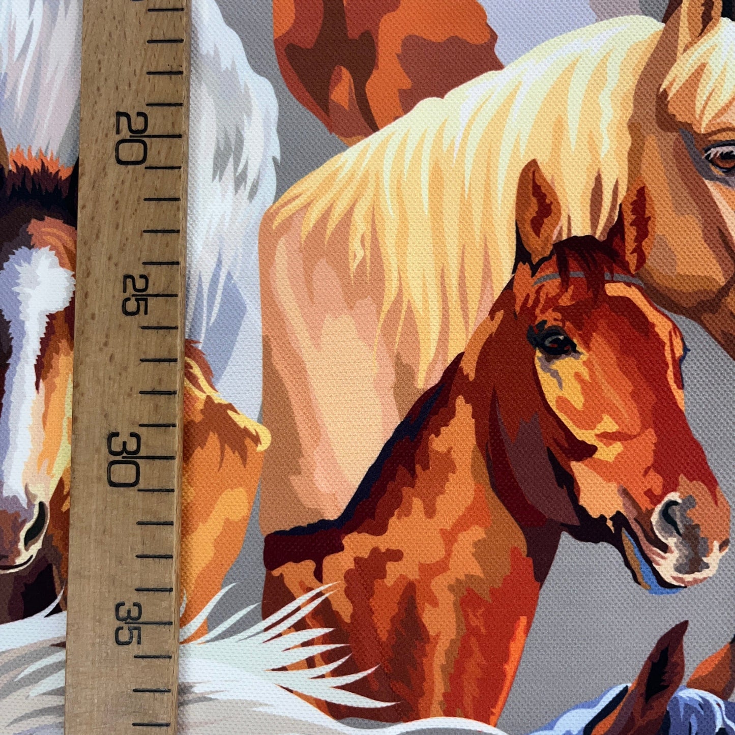 Tissu Impression Numérique - Chevaux Tissu Ameublement MYTISSUS