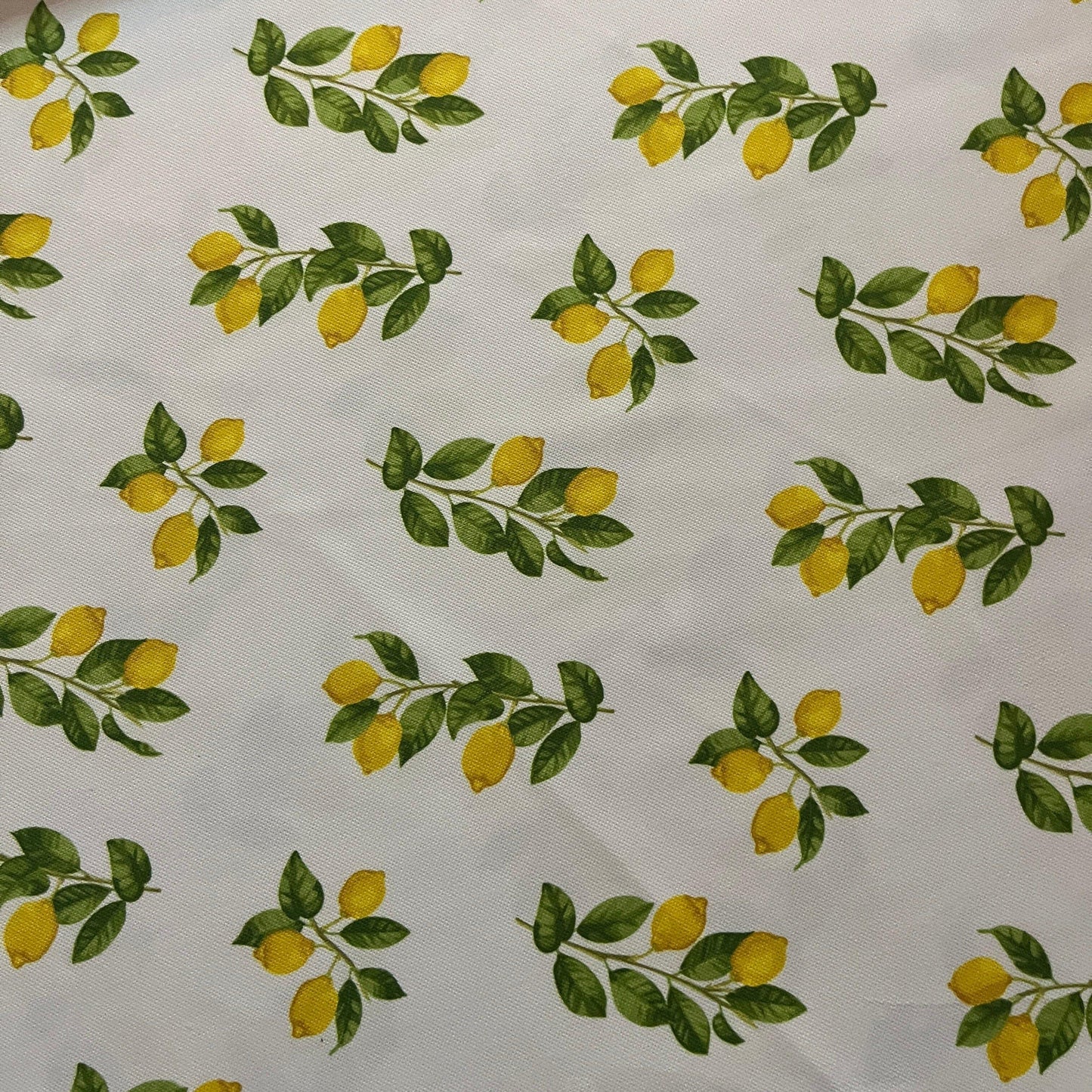 Tissu Impression Numérique - Citrons sur Branches - MYTISSUS