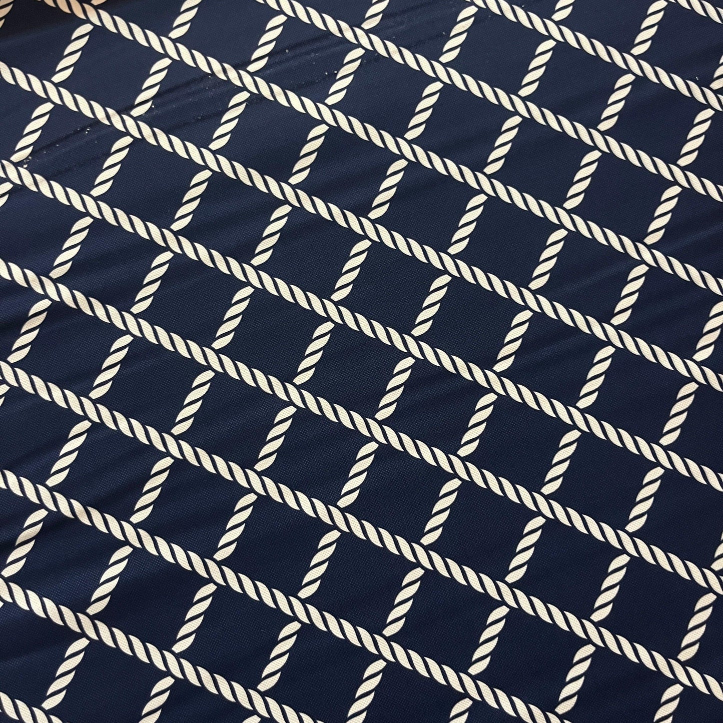 Tissu Impression Numérique - Cordes Marines Alignées - MYTISSUS