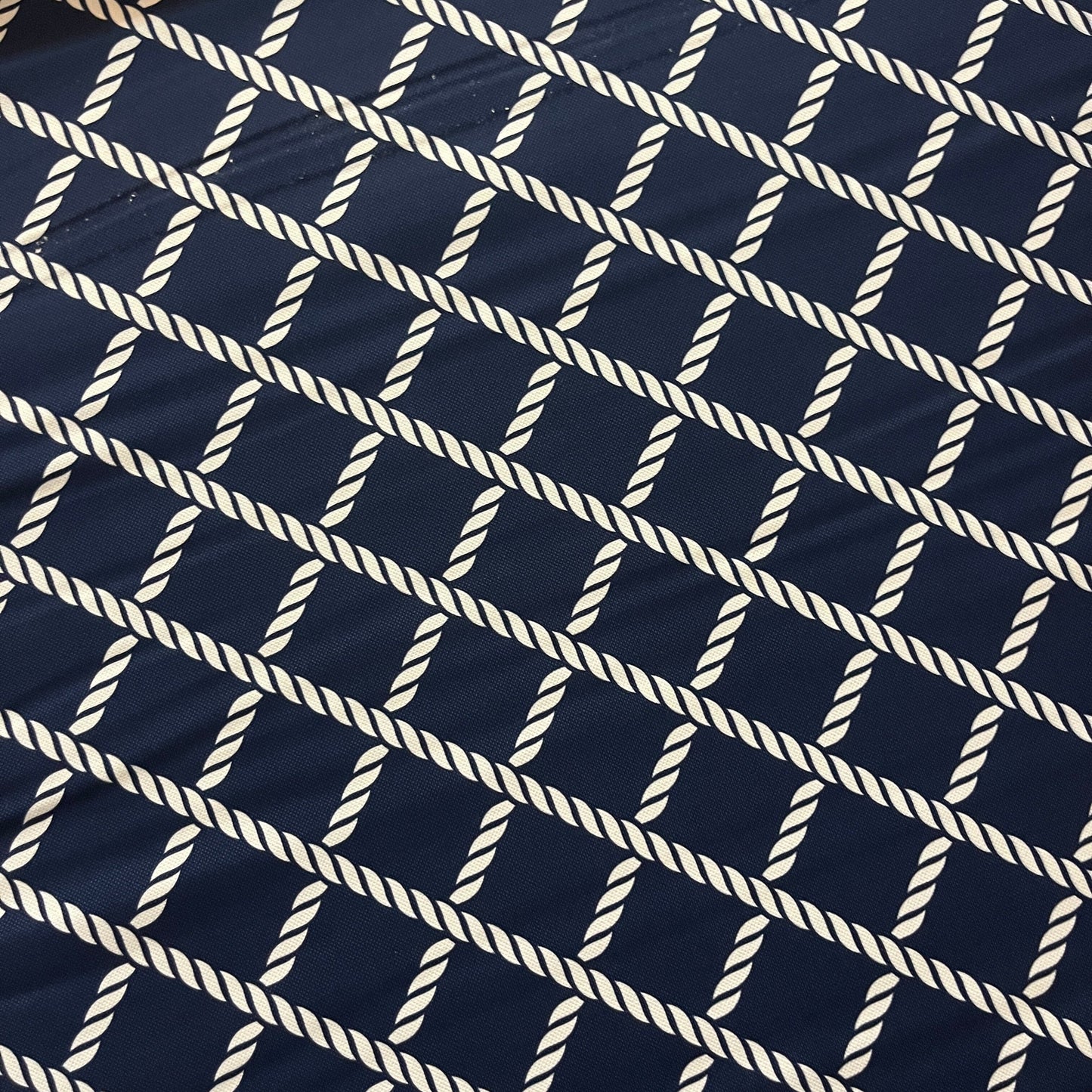 Tissu Impression Numérique - Cordes Marines Alignées Tissu Ameublement MYTISSUS
