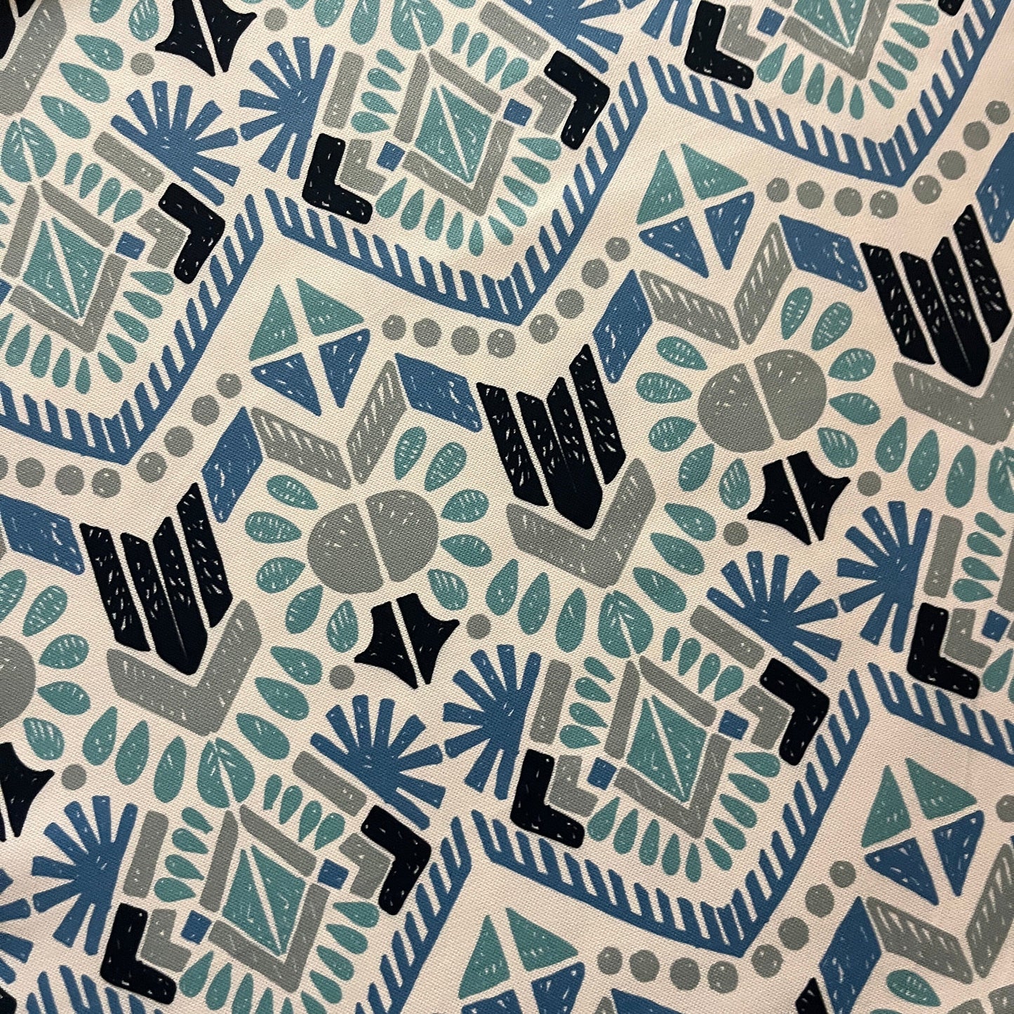 Tissu Impression Numérique - Ethnie Style Tissu Ameublement MYTISSUS