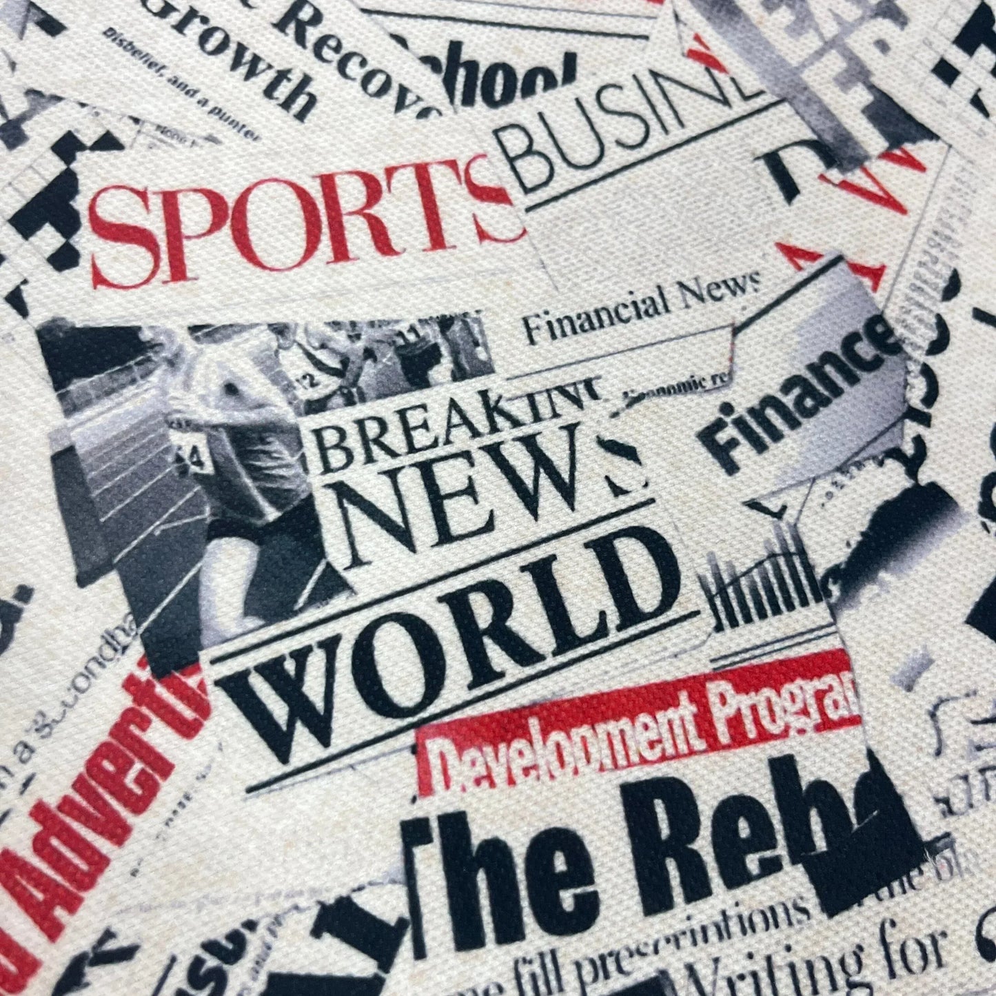 Tissu Impression Numérique - Journal News - MYTISSUS