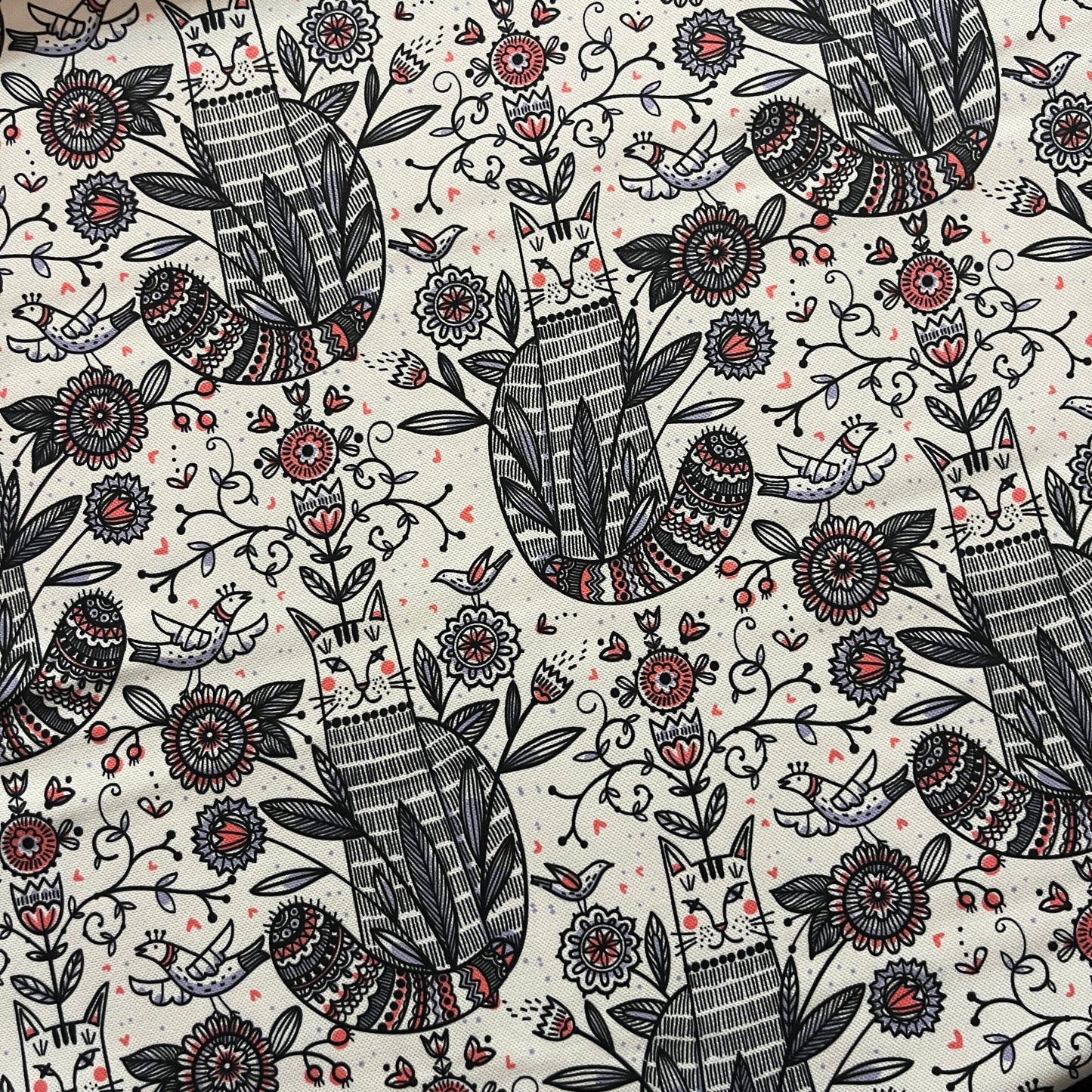 Tissu Impression Numérique - Le Chat Mystérieux Tissu Ameublement MYTISSUS