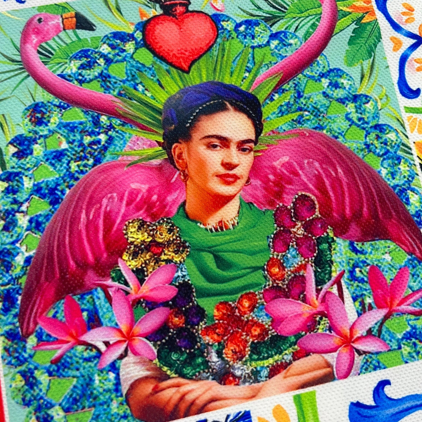 Tissu Impression Numérique - Le Monde de Frida Tissu Ameublement MYTISSUS