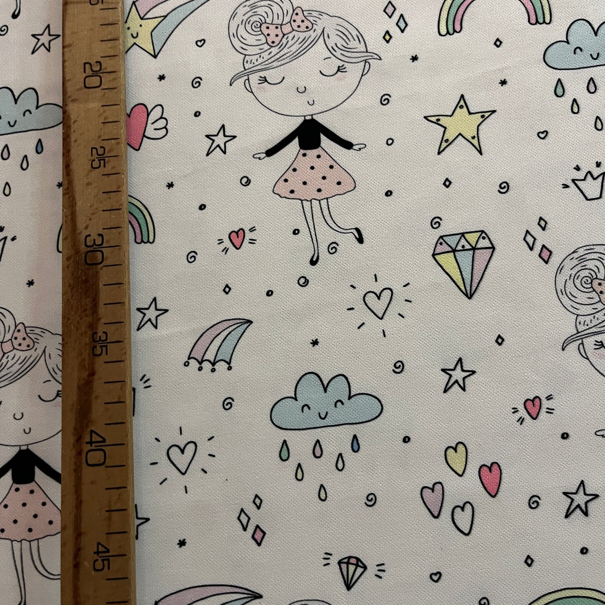 Tissu Impression Numérique - Le Monde des Princesses Tissu Ameublement MYTISSUS