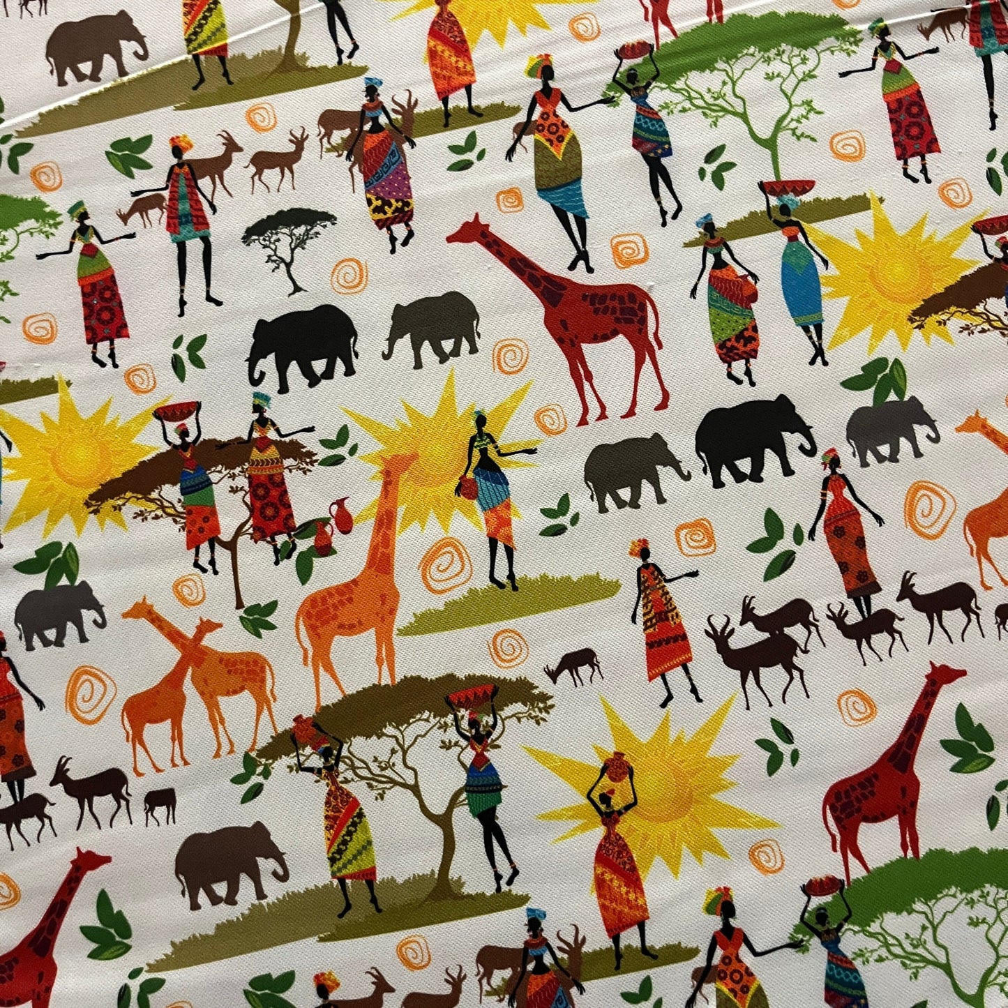 Tissu Impression Numérique - Safari Tissu Ameublement MYTISSUS