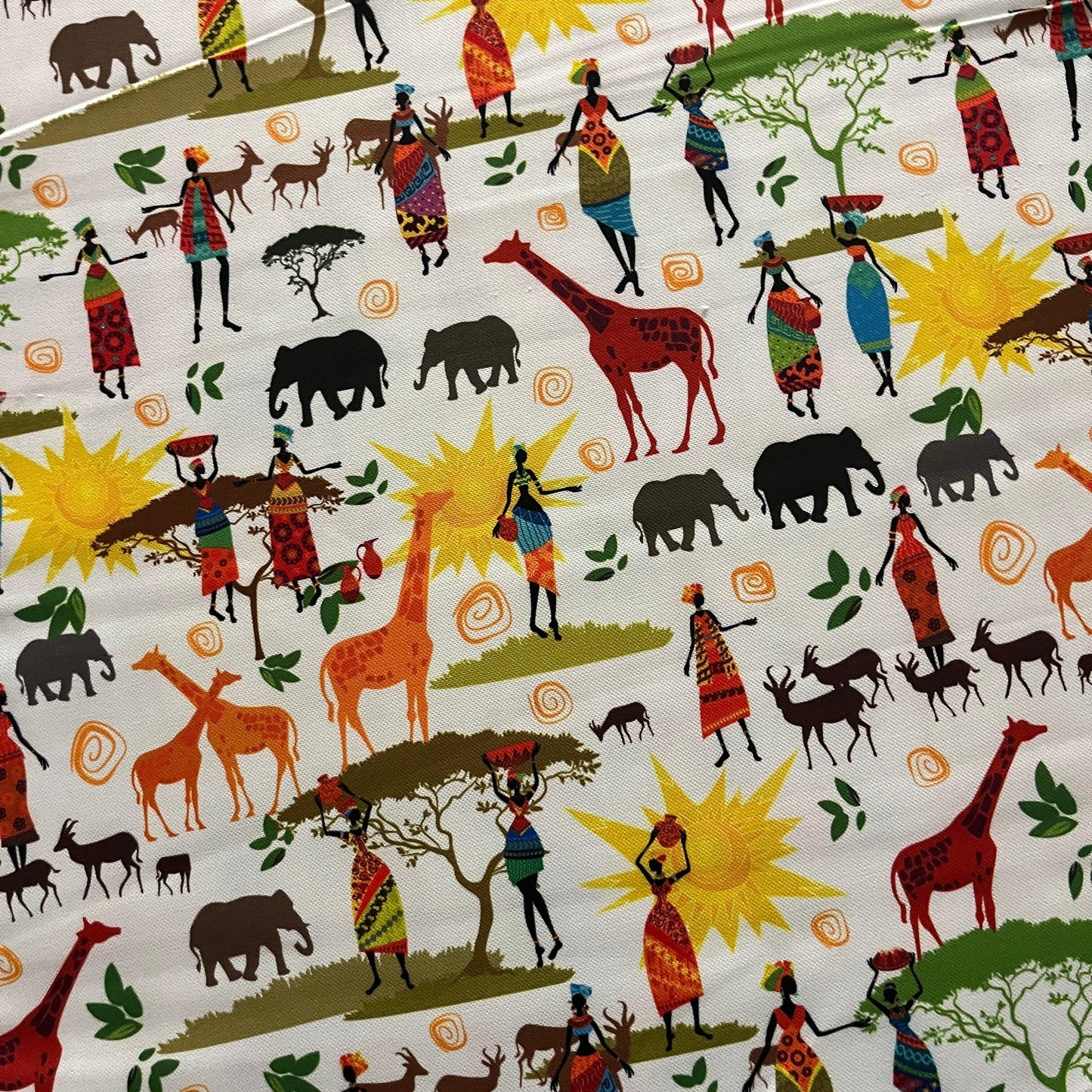 Tissu Impression Numérique - Safari - MYTISSUS