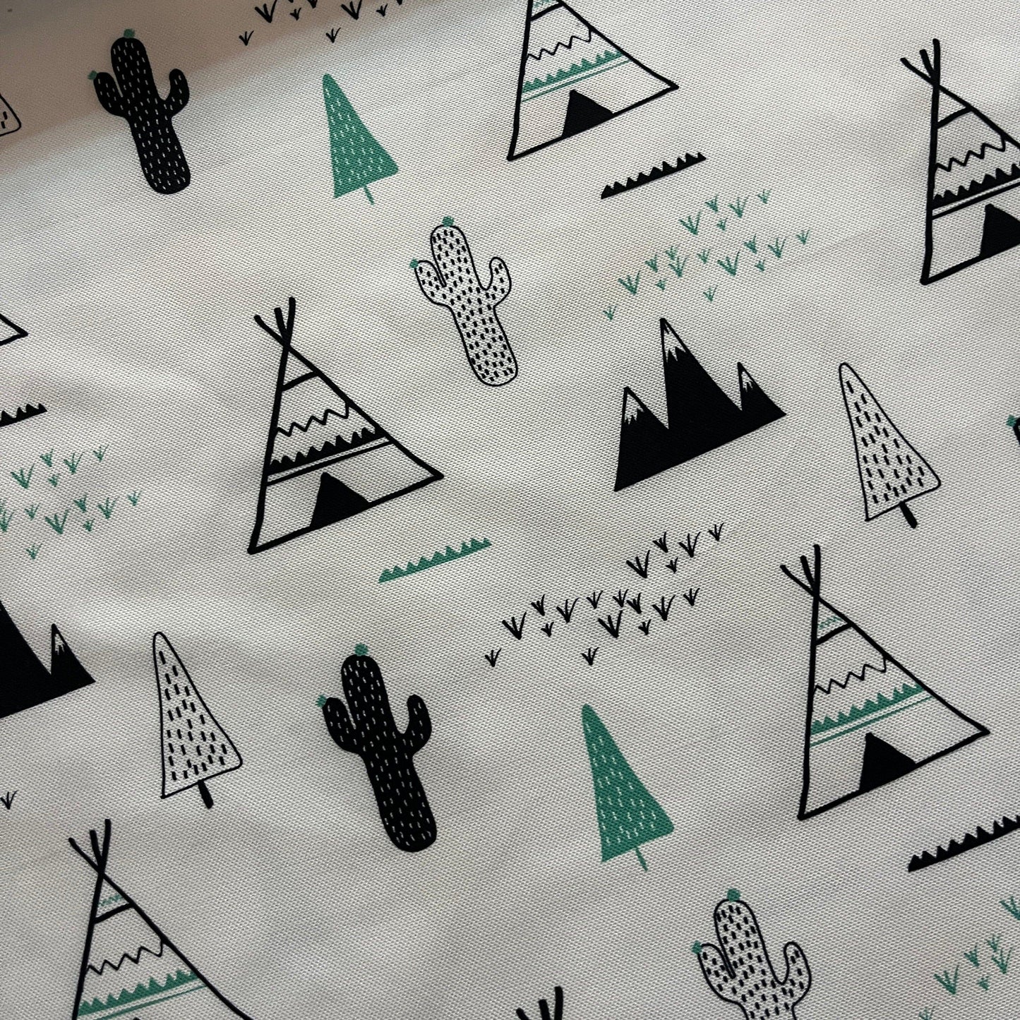 Tissu Impression Numérique - Tipi Cactus - MYTISSUS