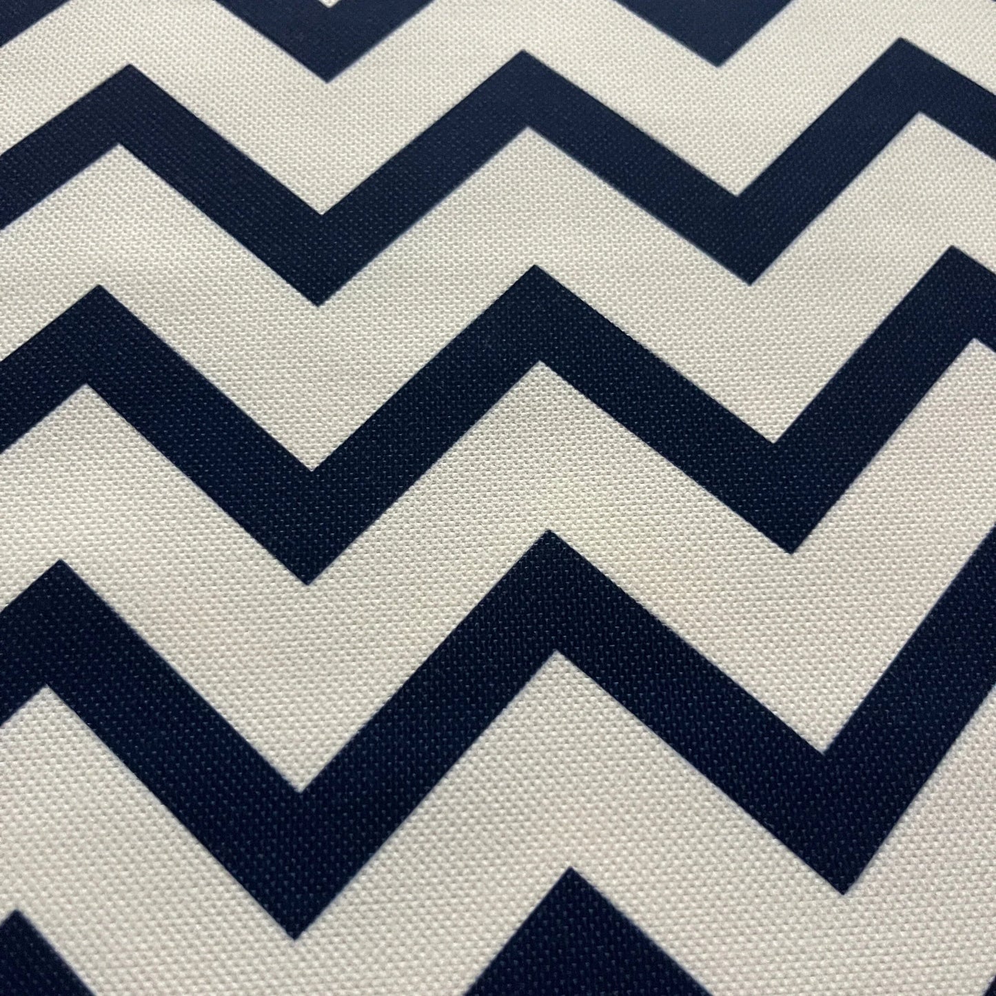 Tissu Impression Numérique - Zig Zag Marine - MYTISSUS