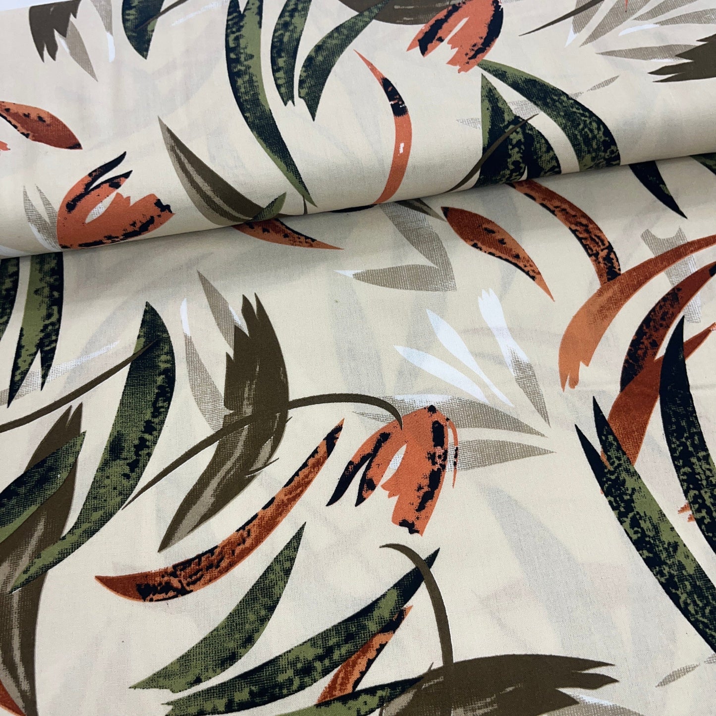 Tissu Viscose Premium - Feuilles MYTISSUS