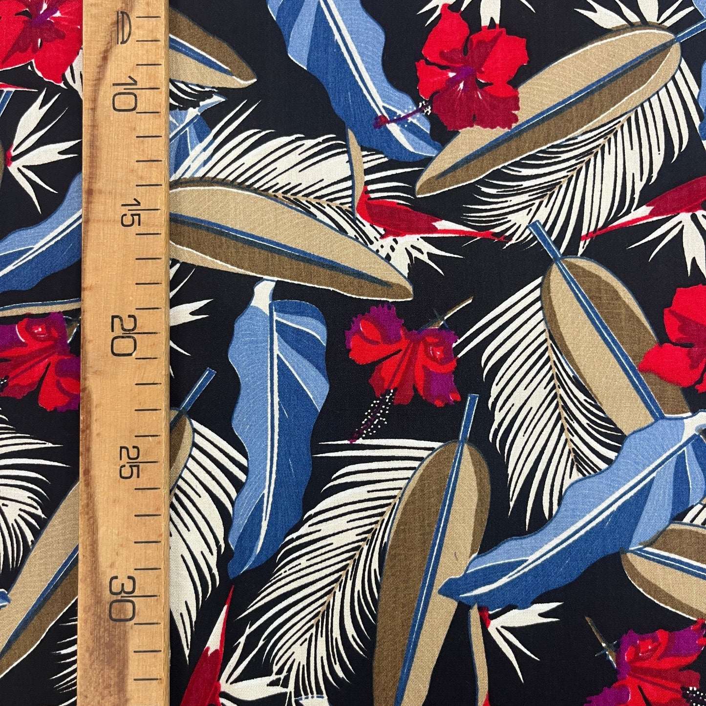 Tissu Viscose Premium - Plumes MYTISSUS