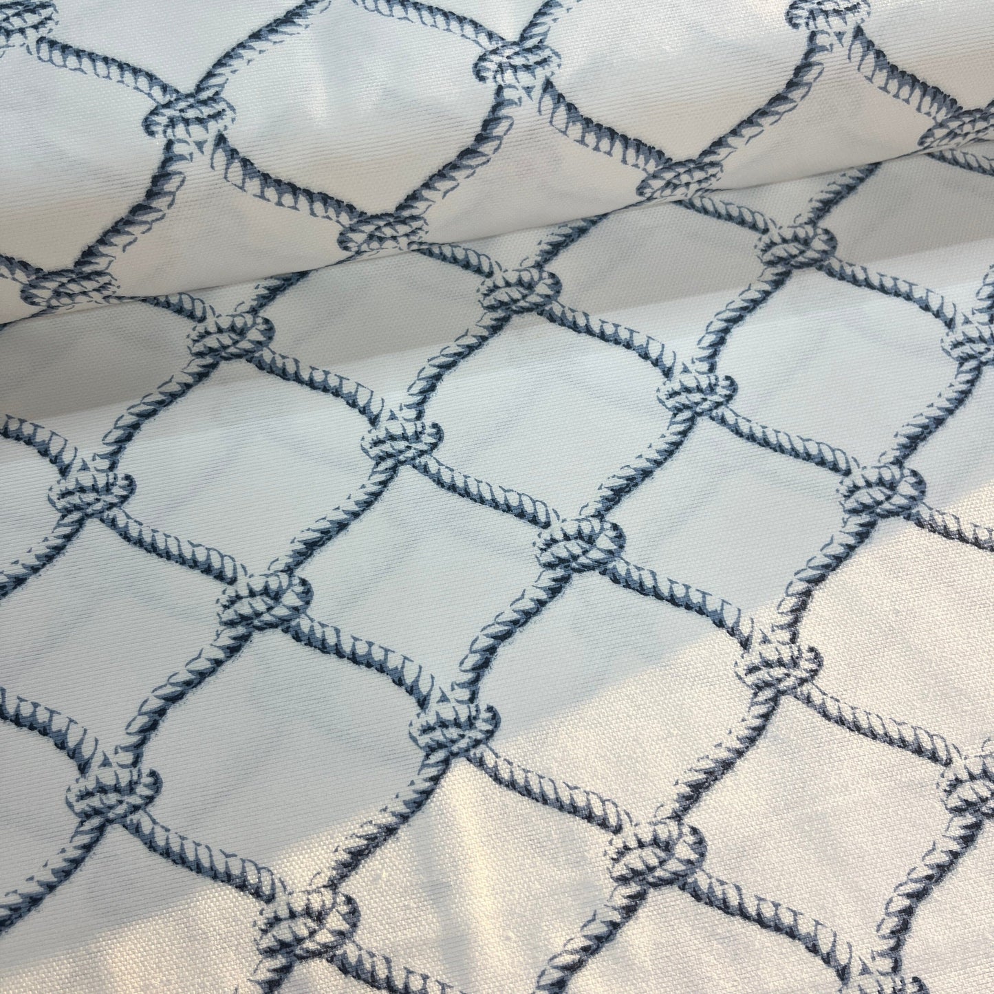 Toile Déperlante Premium - Cordes Marines Tissu Ameublement MYTISSUS