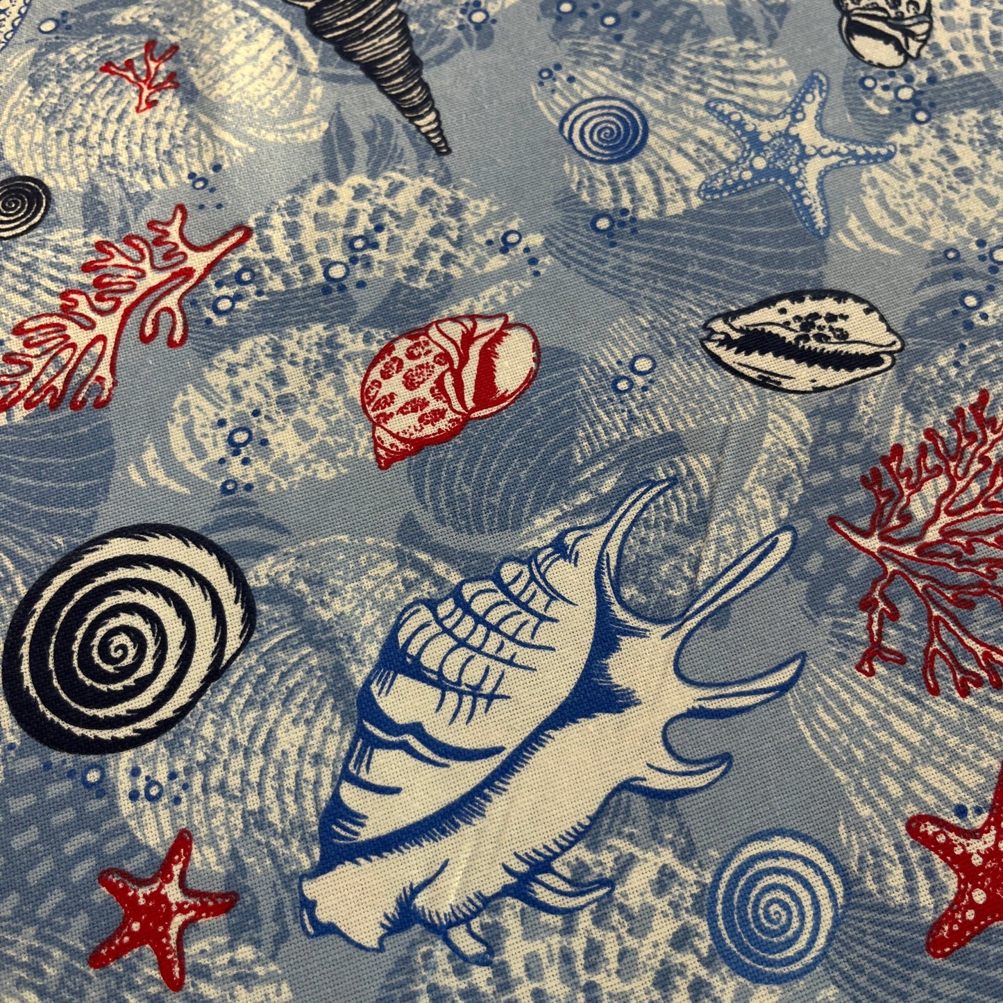Toile Déperlante Premium - Fonds Marins Tissu Ameublement MYTISSUS