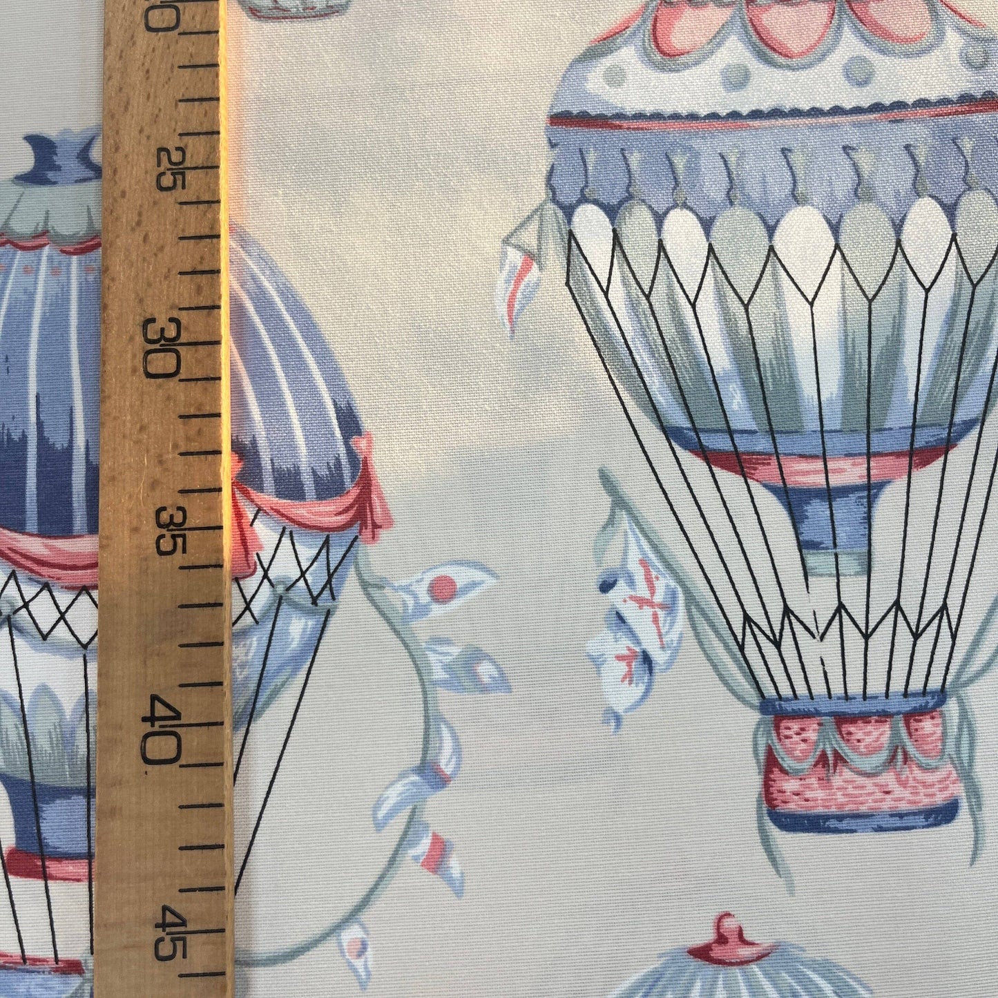 Toile Déperlante Premium - Montgolfière Écru Tissu Ameublement MYTISSUS