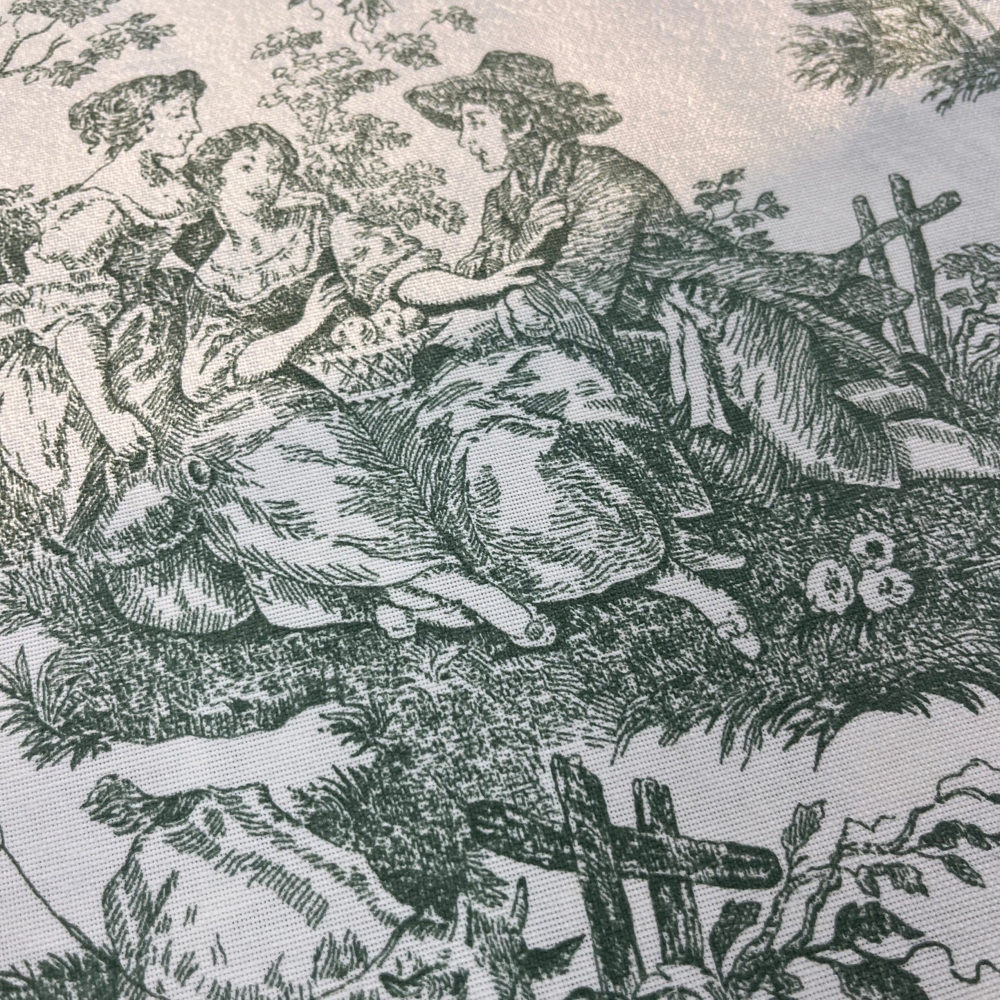 Toile Déperlante Premium - Style Vert MYTISSUS