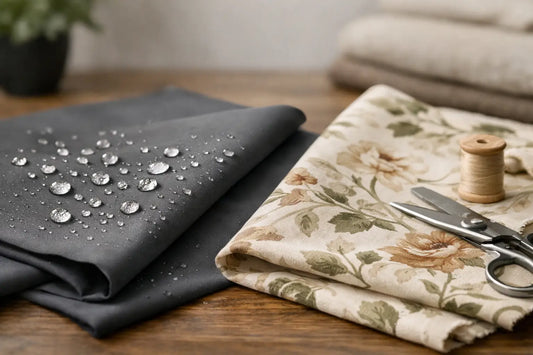 Toile déperlante ou coton d’ameublement ?