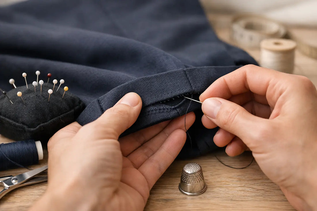 Comment réparer un ourlet décousu