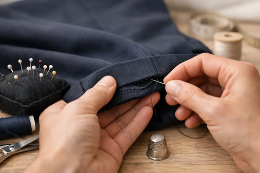 Comment réparer un ourlet décousu